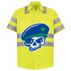 Men's High Visibility Safety Short Sleeve Work Shirt Thumbnail