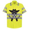 Men's High Visibility Safety Short Sleeve Work Shirt Thumbnail