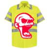 Men's High Visibility Safety Short Sleeve Work Shirt Thumbnail