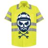 Men's High Visibility Safety Short Sleeve Work Shirt Thumbnail