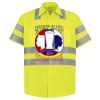 Men's High Visibility Safety Short Sleeve Work Shirt Thumbnail