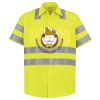 Men's High Visibility Safety Short Sleeve Work Shirt Thumbnail