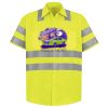 Men's High Visibility Safety Short Sleeve Work Shirt Thumbnail