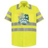Men's High Visibility Safety Short Sleeve Work Shirt Thumbnail