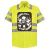 Men's High Visibility Safety Short Sleeve Work Shirt Thumbnail