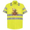 Men's High Visibility Safety Short Sleeve Work Shirt Thumbnail