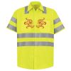 Men's High Visibility Safety Short Sleeve Work Shirt Thumbnail