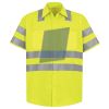Men's High Visibility Safety Short Sleeve Work Shirt Thumbnail