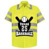 Men's High Visibility Safety Short Sleeve Work Shirt Thumbnail