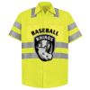 Men's High Visibility Safety Short Sleeve Work Shirt Thumbnail
