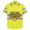Men's High Visibility Safety Short Sleeve Work Shirt Thumbnail