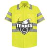 Men's High Visibility Safety Short Sleeve Work Shirt Thumbnail