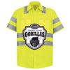 Men's High Visibility Safety Short Sleeve Work Shirt Thumbnail
