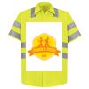 Men's High Visibility Safety Short Sleeve Work Shirt Thumbnail