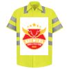 Men's High Visibility Safety Short Sleeve Work Shirt Thumbnail