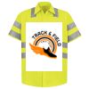 Men's High Visibility Safety Short Sleeve Work Shirt Thumbnail