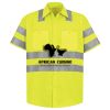 Men's High Visibility Safety Short Sleeve Work Shirt Thumbnail