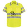 Men's High Visibility Safety Short Sleeve Work Shirt Thumbnail