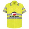 Men's High Visibility Safety Short Sleeve Work Shirt Thumbnail