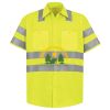Men's High Visibility Safety Short Sleeve Work Shirt Thumbnail