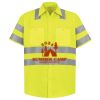 Men's High Visibility Safety Short Sleeve Work Shirt Thumbnail