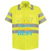 Men's High Visibility Safety Short Sleeve Work Shirt Thumbnail