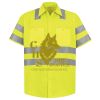 Men's High Visibility Safety Short Sleeve Work Shirt Thumbnail