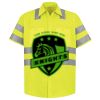 Men's High Visibility Safety Short Sleeve Work Shirt Thumbnail
