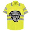 Men's High Visibility Safety Short Sleeve Work Shirt Thumbnail