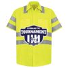 Men's High Visibility Safety Short Sleeve Work Shirt Thumbnail