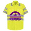 Men's High Visibility Safety Short Sleeve Work Shirt Thumbnail