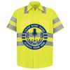 Men's High Visibility Safety Short Sleeve Work Shirt Thumbnail