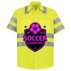 Men's High Visibility Safety Short Sleeve Work Shirt Thumbnail
