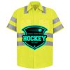 Men's High Visibility Safety Short Sleeve Work Shirt Thumbnail