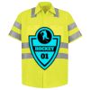 Men's High Visibility Safety Short Sleeve Work Shirt Thumbnail