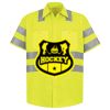 Men's High Visibility Safety Short Sleeve Work Shirt Thumbnail
