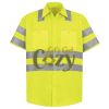 Men's High Visibility Safety Short Sleeve Work Shirt Thumbnail