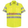 Men's High Visibility Safety Short Sleeve Work Shirt Thumbnail