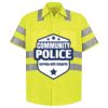 Men's High Visibility Safety Short Sleeve Work Shirt Thumbnail