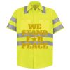 Men's High Visibility Safety Short Sleeve Work Shirt Thumbnail