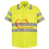 Men's High Visibility Safety Short Sleeve Work Shirt Thumbnail