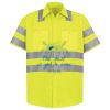 Men's High Visibility Safety Short Sleeve Work Shirt Thumbnail