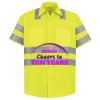Men's High Visibility Safety Short Sleeve Work Shirt Thumbnail