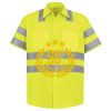 Men's High Visibility Safety Short Sleeve Work Shirt Thumbnail