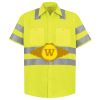 Men's High Visibility Safety Short Sleeve Work Shirt Thumbnail