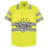 Men's High Visibility Safety Short Sleeve Work Shirt Thumbnail