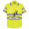 Men's High Visibility Safety Short Sleeve Work Shirt Thumbnail