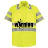 Men's High Visibility Safety Short Sleeve Work Shirt Thumbnail