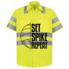 Men's High Visibility Safety Short Sleeve Work Shirt Thumbnail