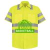 Men's High Visibility Safety Short Sleeve Work Shirt Thumbnail